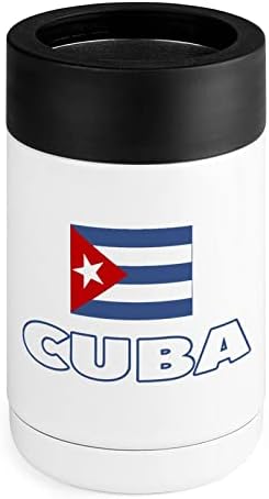 Kubai Zászló Hűvösebb Kupa Rozsdamentes Acél Szigetelt Lehet Hűtők Jogosultja Dobon szemhéjakkal a Nők a Férfiak Ajándékok