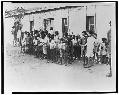 HistoricalFindings Fotó: Görög & Örmény Menekült Gyermekek,Laktanya,Görög-Török Háború,1923,Anatóliai