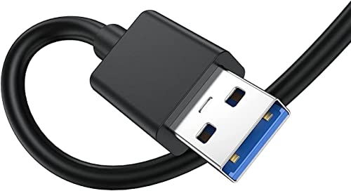 Rövid USB-Kábel 1.5 Ft 2-Csomag, 5 gb / s, USB 3.0 Kábel, USB-EGY Férfi-Férfi Kábel Dupla Végén USB Kábel Kompatibilis