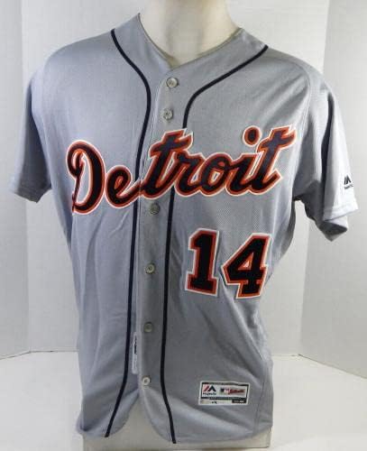 Detroit Tigers Alexi Amarista 14 Játék Kiadott Szürke Jersey 44 DP20498 - Játék Használt MLB Mezek