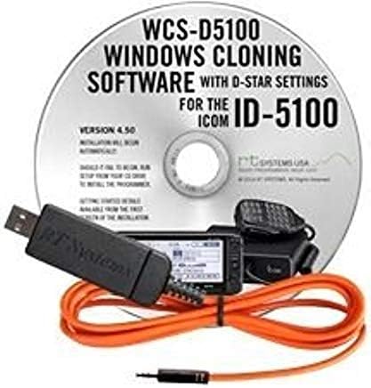 WCSD5100-USB-Adatok Programozási Kit Programozás, Szoftver, USB-RTS05 adatkábel Icom ID-5100