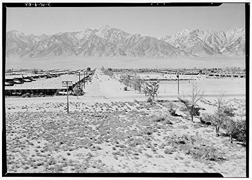 HistoricalFindings Fotó: őrtorony,Manzanar Áthelyezés Központ,Kalifornia,világháború,második VILÁGHÁBORÚ,Japán,1943