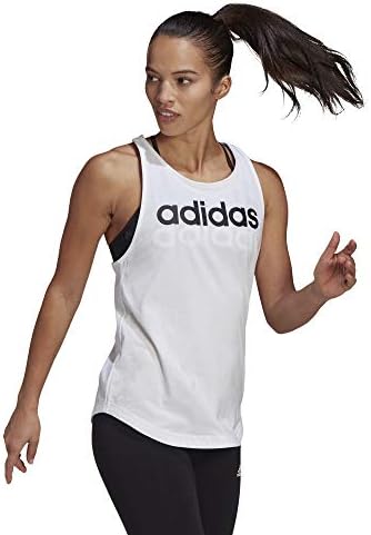 adidas női Lineáris Tartály Fehér/Fekete X-Kicsi