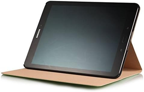FAYANGRIES Folio tok Samsung S3 Galaxy Tab 9.7 / SM-T820 /SM-T825, Zöld Prémium PU Bőr Flip Állni Védelem a Tabletta