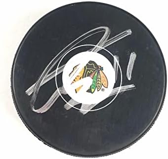 TAYLOR RADDYSH aláírt Jégkorong PSA/DNS-Chicago Blackhawks Aláírt - Dedikált NHL Korong