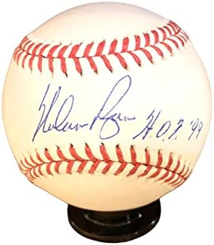 Nolan Ryan Dedikált Rawlings Hivatalos Mlb Baseball Hof 99 Felirat Mlb Holo - Dedikált Baseball
