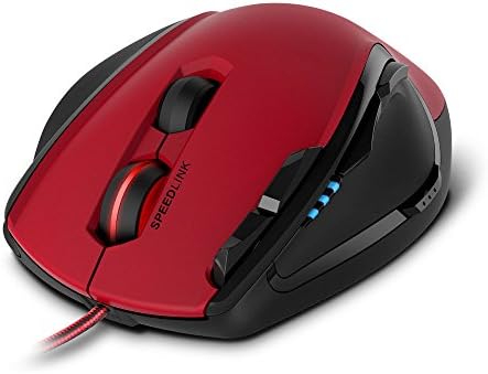 SCELUS Gaming Mouse a Schwarz-Rot