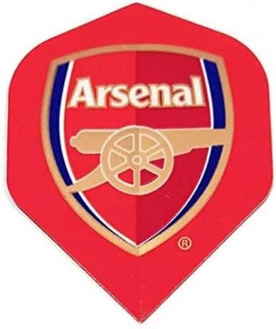 Art Attack 9 Pack Arsenal Labdarúgó Labdarúgó Premier League-Ben 75 Mikron Erős Dart Járatok