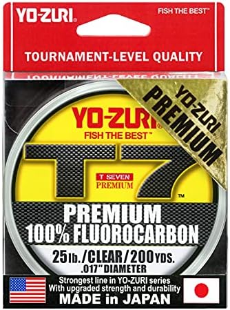 Yo-Zuri T7-25LB-CL-200YD: T-7 Prémium Fluor 25Lb 200Yd, Tiszta