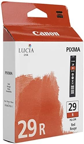 Canon LUCIA PGI-29 Vörös Egyéni Tinta Tinta Tartály